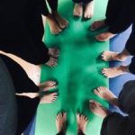 Yogi Feet in a Circle